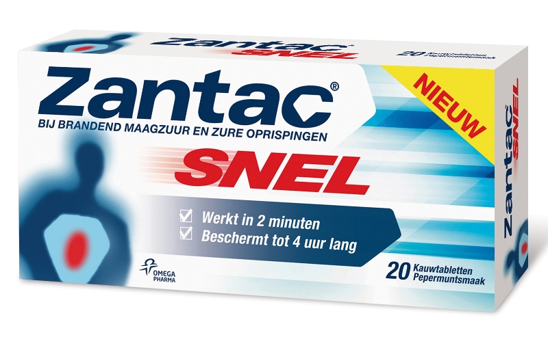 Omega Pharma Zantac_snel_packshot_side