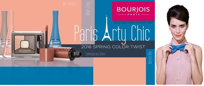 Coty Bourjois intro Paris Arty Chic intro deco lente 2016-2