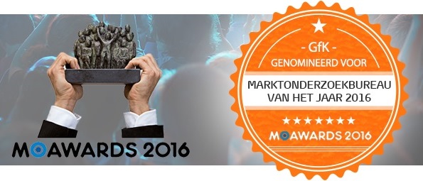 GfK nominatie Marktonderzoekbureau vh jaar 2016-2
