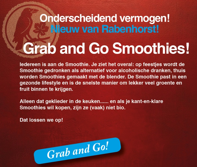 Unipharma Rabenhorst Smoothie Grab and Go!